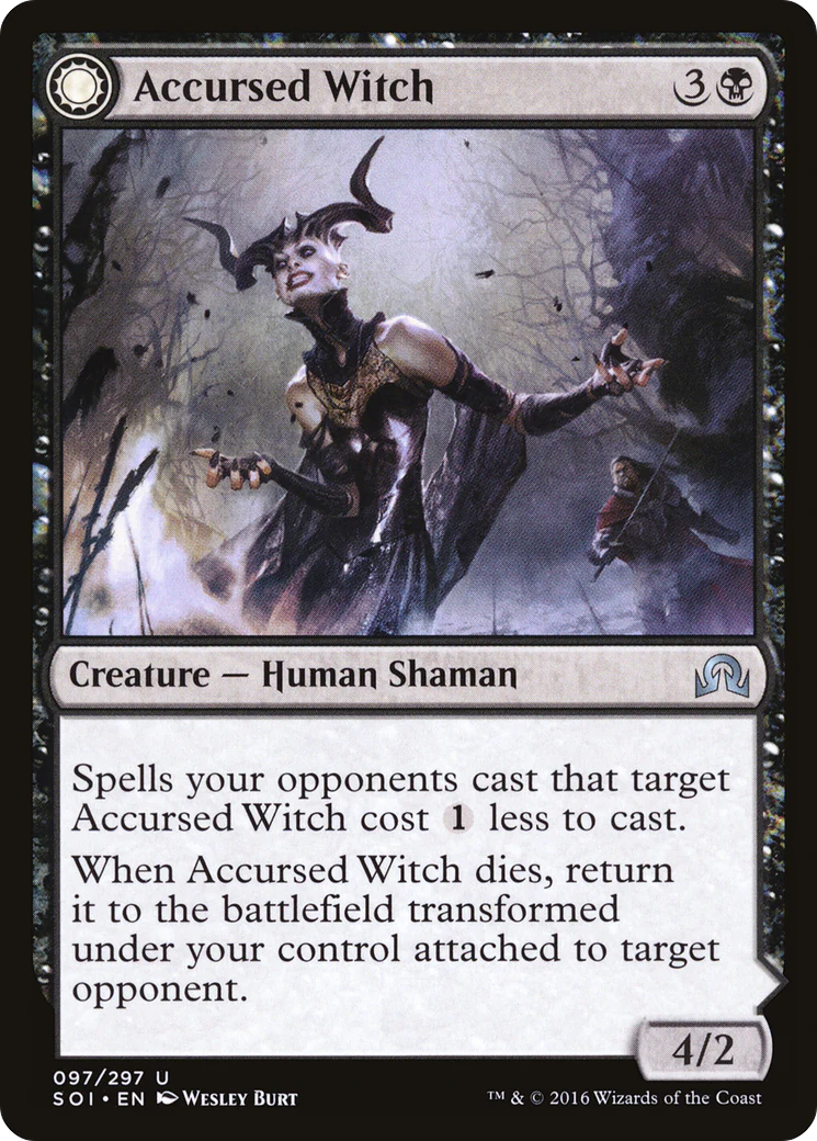 Accursed Witch (SOI-097) - Shadows over Innistrad: (Double Faced Transform) - Image 3