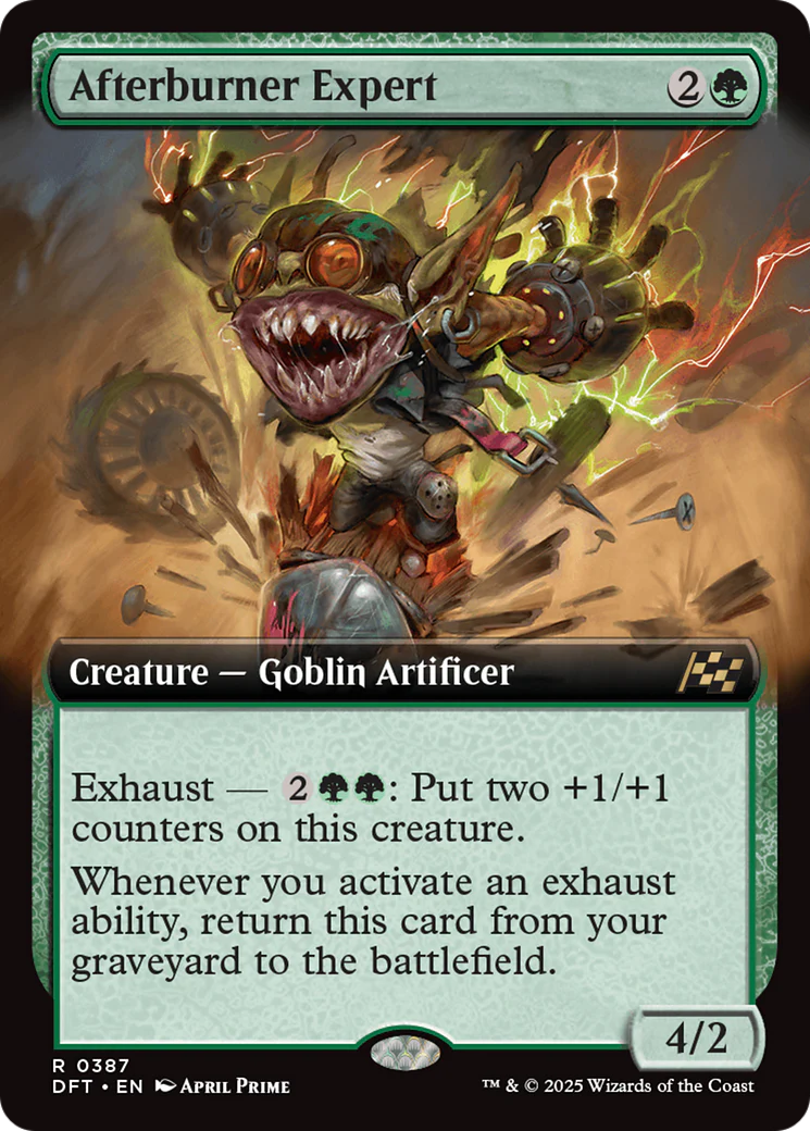 Afterburner Expert (Extended Art) (DFT-387) - Aetherdrift: (Extended Art)
