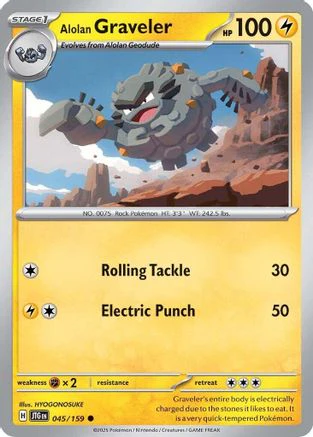Alolan Graveler (045/159) [Scarlet & Violet: Journey Together]
