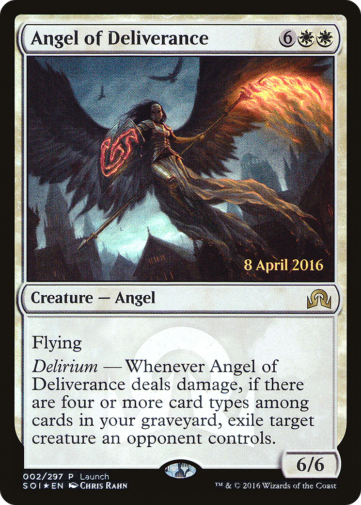Angel of Deliverance (LARP-002) - Shadows over Innistrad Promos Foil