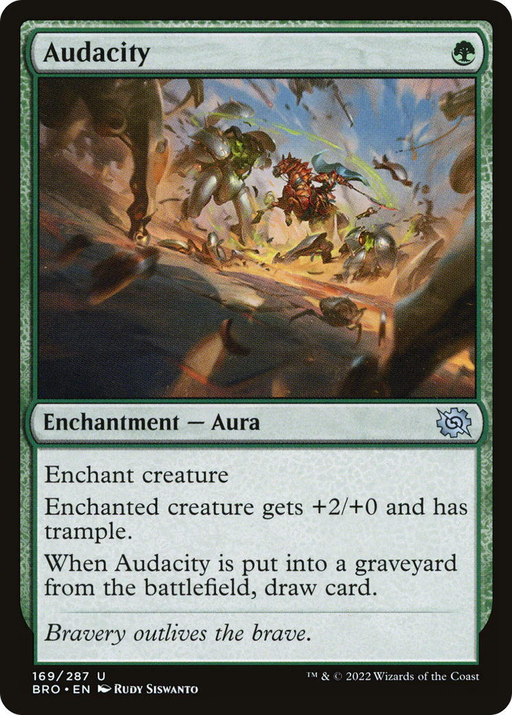 Audacity (BRO-169) - The Brothers' War Foil