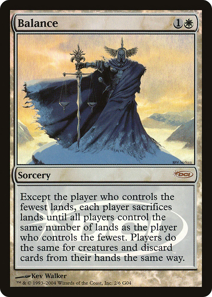 Balance (JDG-002) - Judge Gift Cards 2004 Foil
