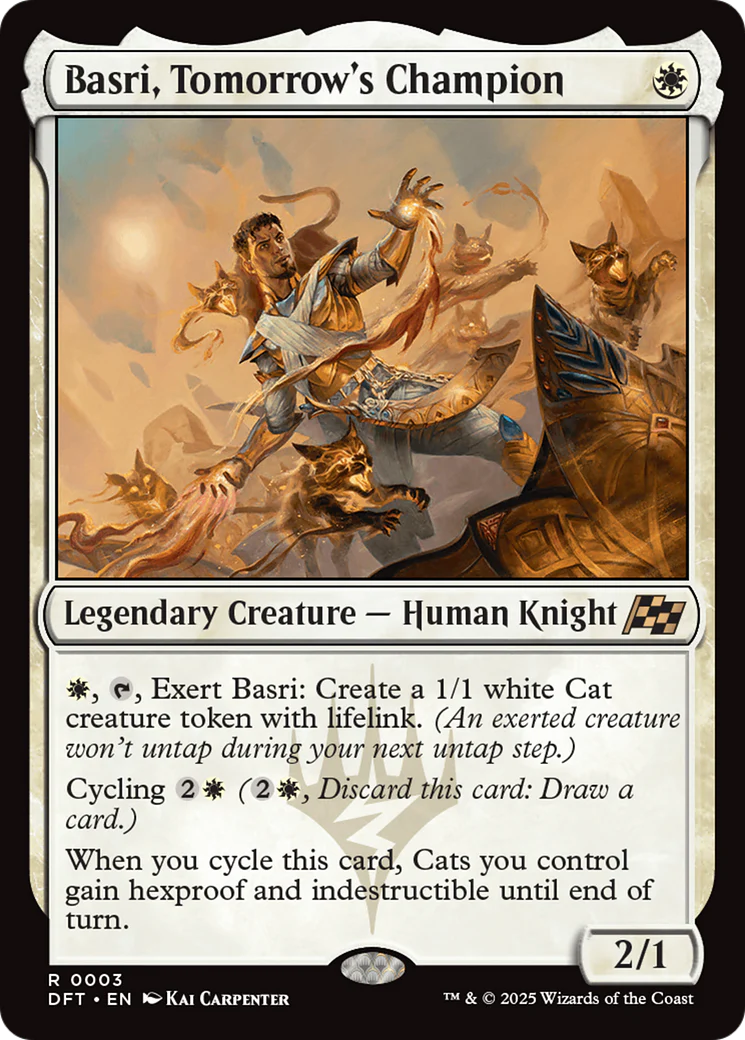 Basri, Tomorrow's Champion (DFT-003) - Aetherdrift Foil