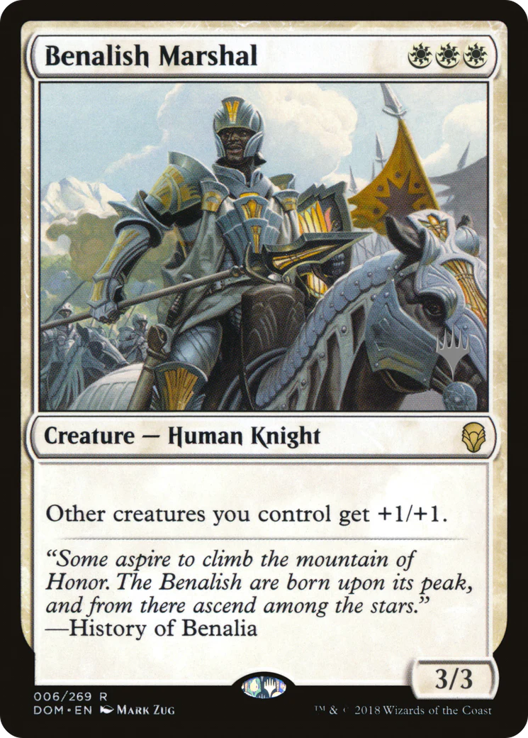 Benalish Marshal (PPM20-006) - Dominaria Promos