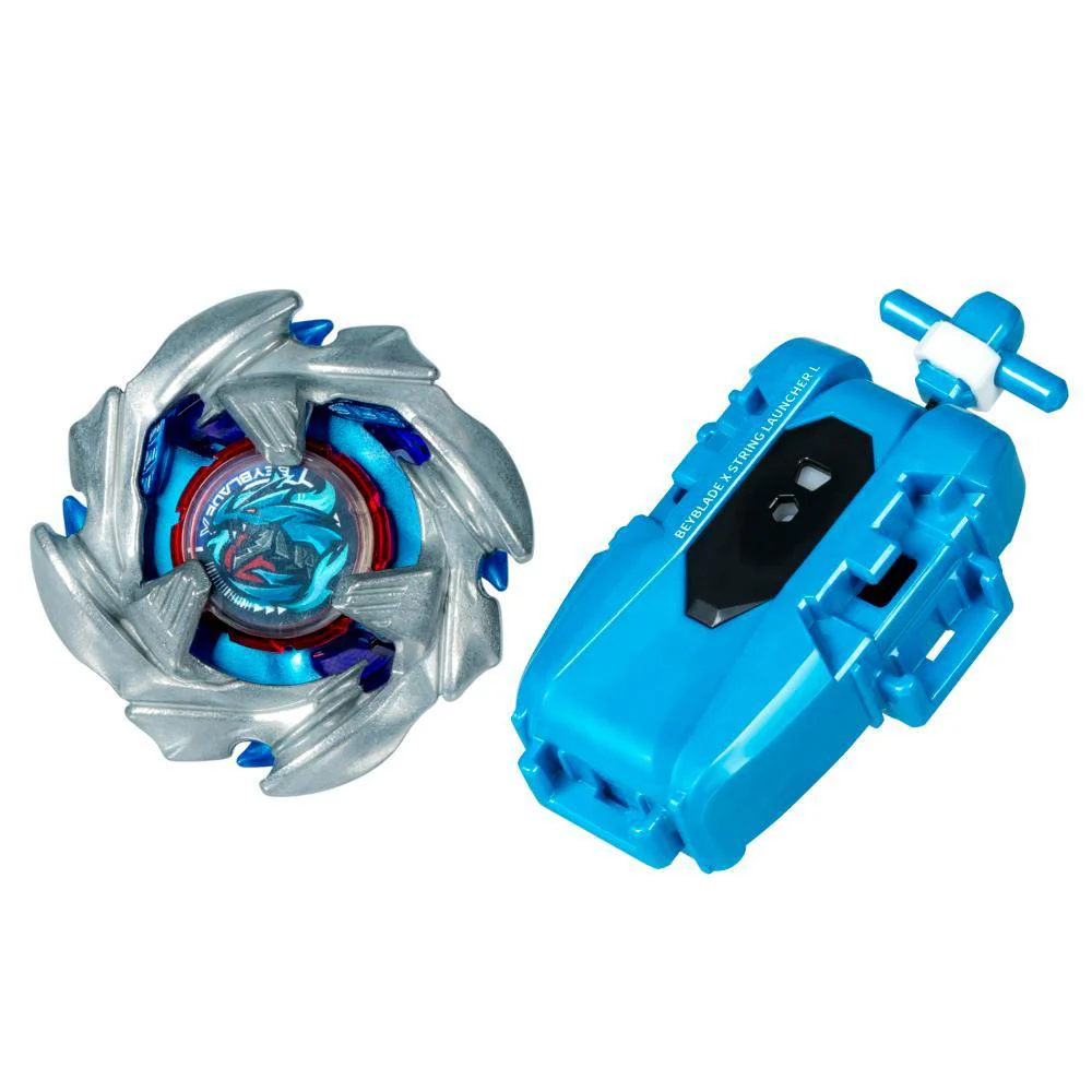 Beyblade X: Cobalt Dragoon 2-60C Deluxe Left-Spin String Launcher Set - Image 2