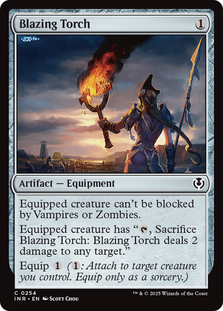 Blazing Torch (INR-254) - Innistrad Remastered Foil