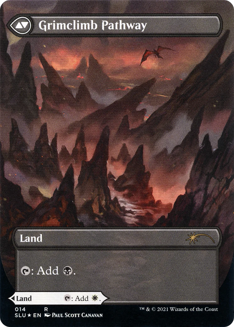 Brightclimb Pathway (Borderless) (SLU-014) - Secret Lair: Ultimate Edition: (Showcase) (Borderless) Foil - Image 2