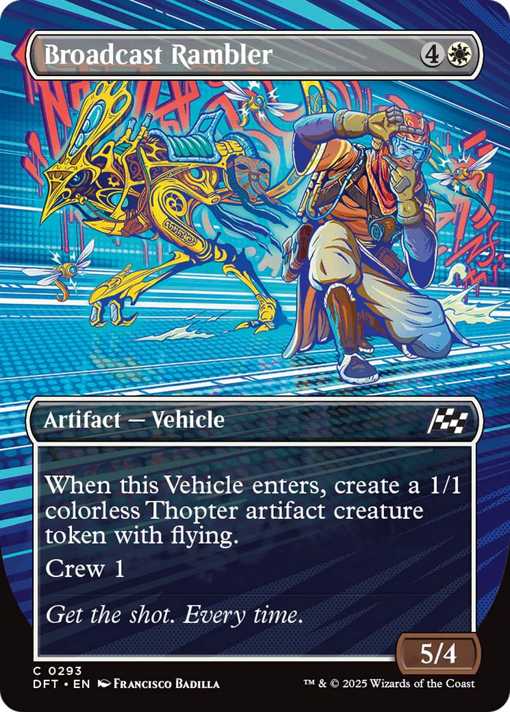 Broadcast Rambler (Borderless) (DFT-293) - Aetherdrift (Borderless)