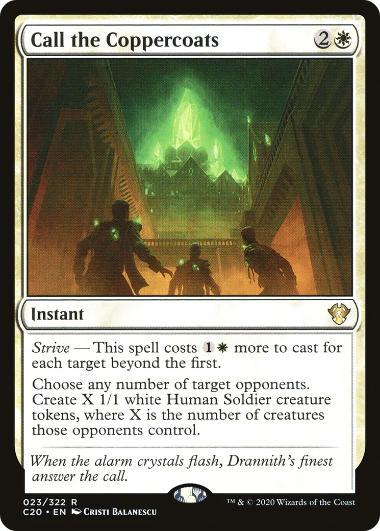 Call the Coppercoats (C20-023) - Commander 2020