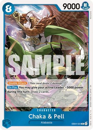 Chaka & Pell (EB04-023) - The Azure Sea's Seven Foil