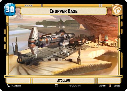 Chopper Base // TIE Fighter (029/262 // T01/T04) - Jump to Lightspeed