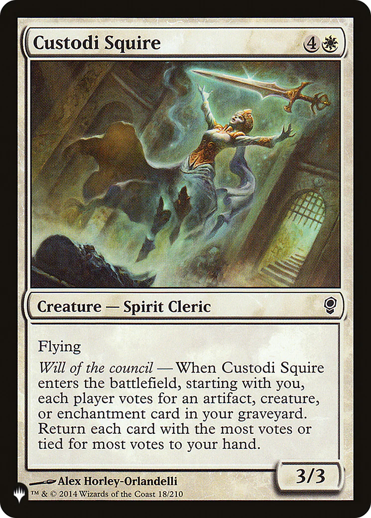 Custodi Squire (LIST-CNS-18) - The List