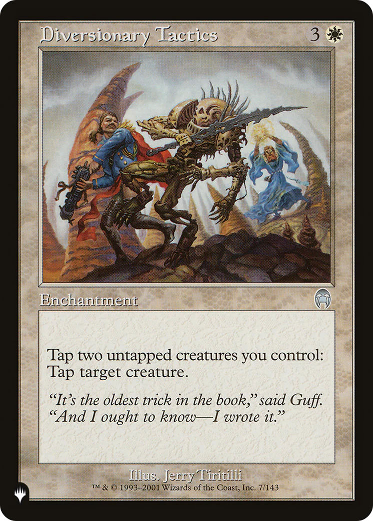 Diversionary Tactics (LIST-7/143) - The List