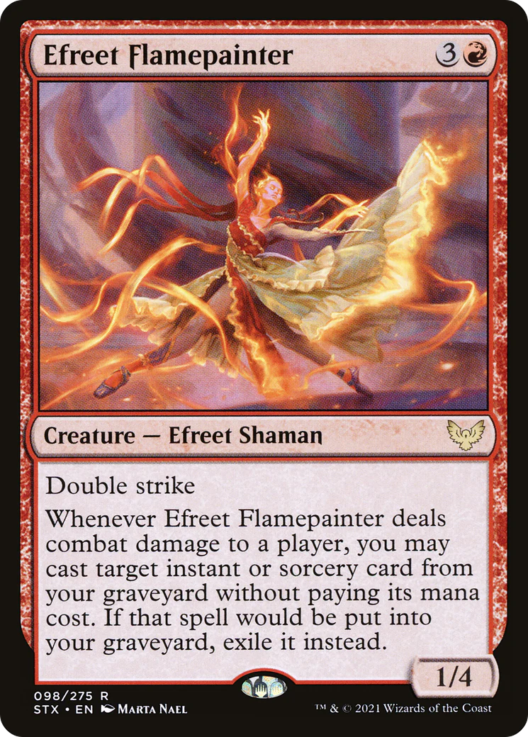 Efreet Flamepainter (STX-098) - Strixhaven: School of Mages