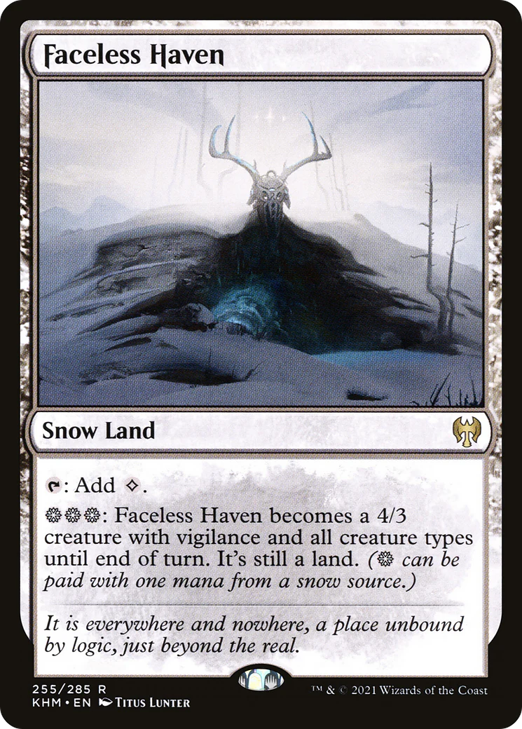 Faceless Haven (KHM-255) - Kaldheim: (snow)