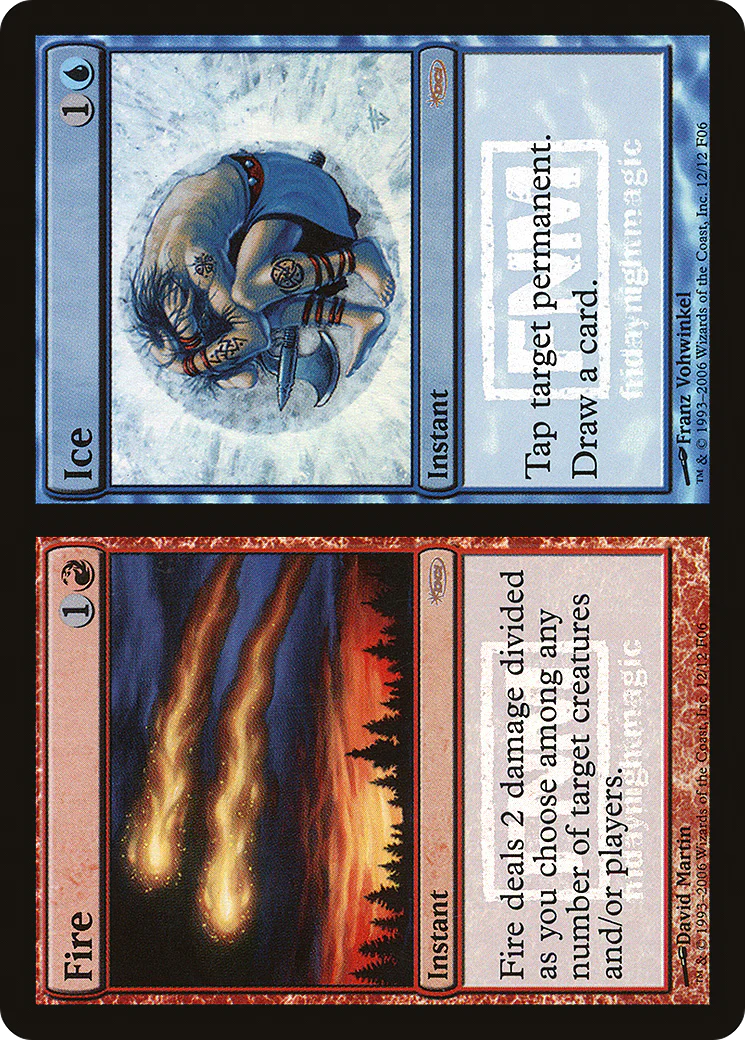 Fire // Ice (FNM-012) - Friday Night Magic 2006 Foil