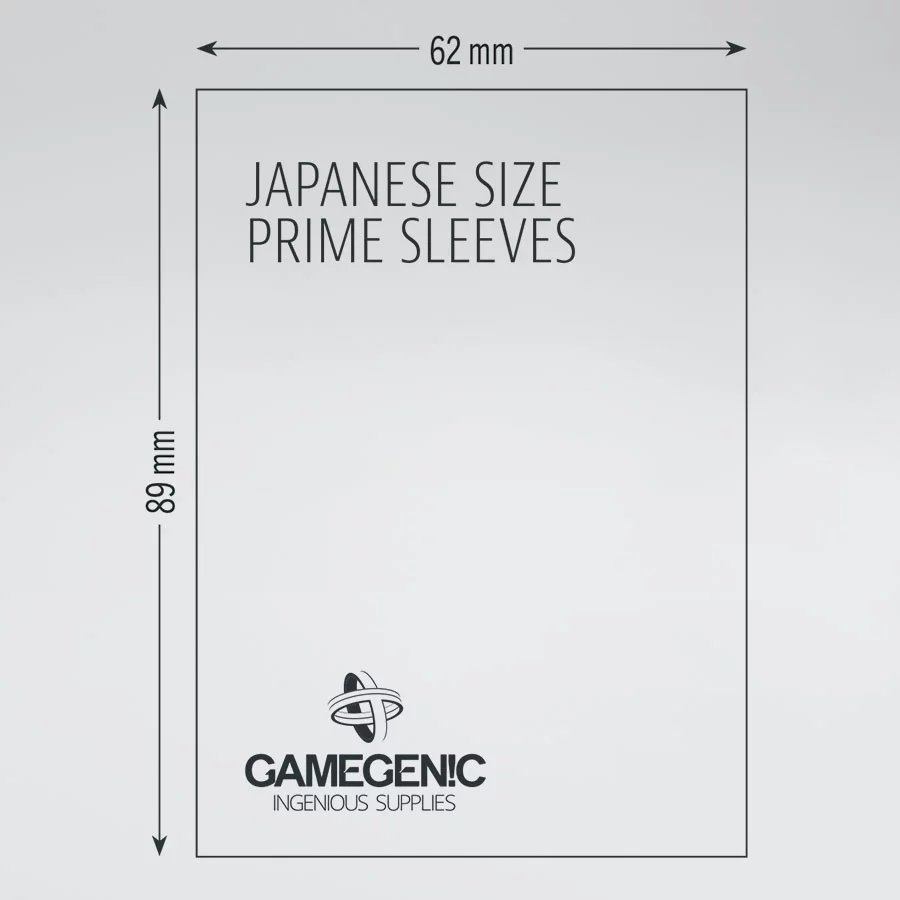 Gamegenic PRIME Japanese Size Sleeves (60) - Image 2