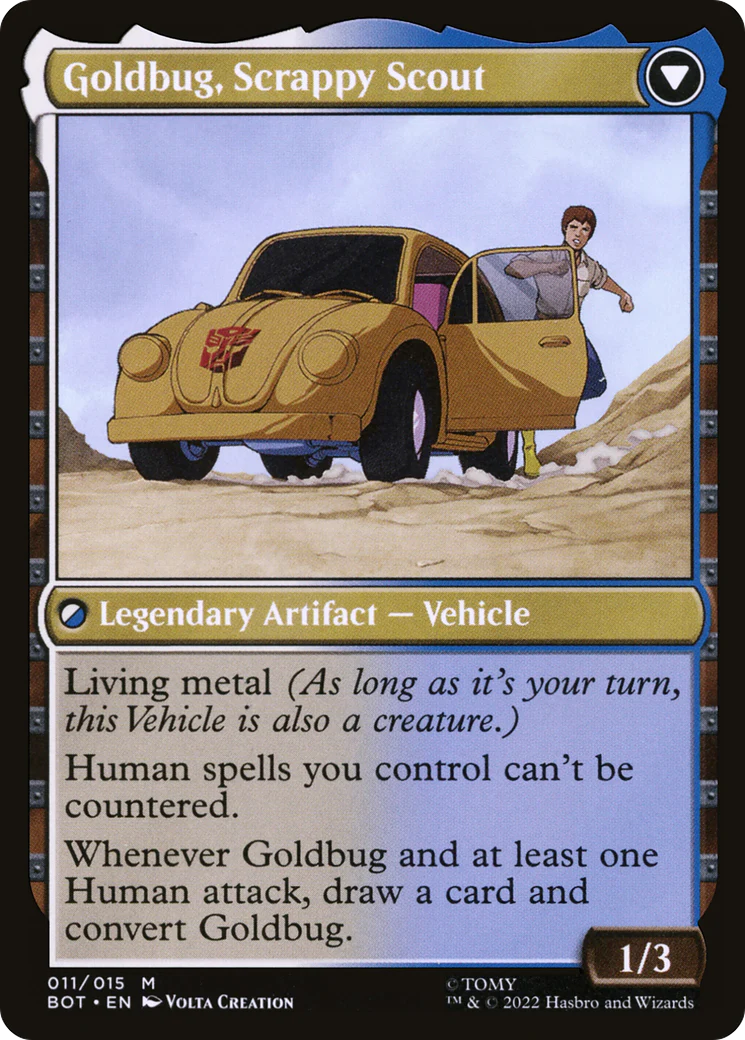 Goldbug, Humanity's Ally (BOT-011) - Transformers: (convertdfc) - Image 2