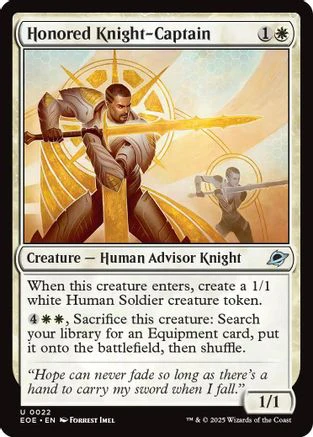 Honored Knight-Captain (EOE-022) - Edge of Eternities