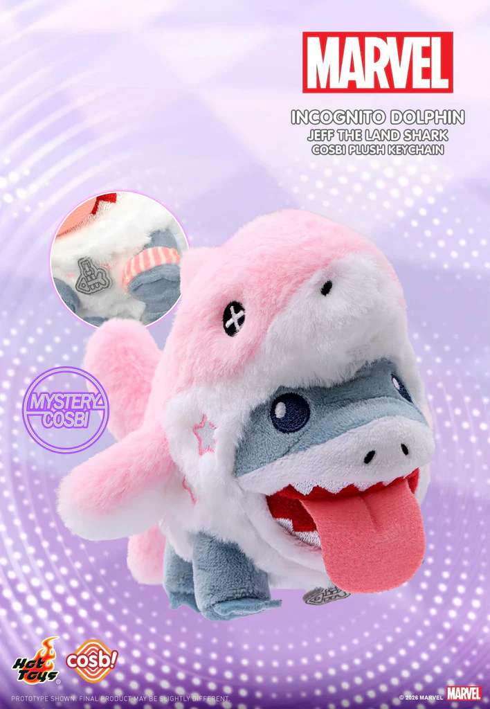 Hot Toys x COSBI - Marvel Jeff the Land Shark Cosbi Plush Keychain Blind Box - Image 6
