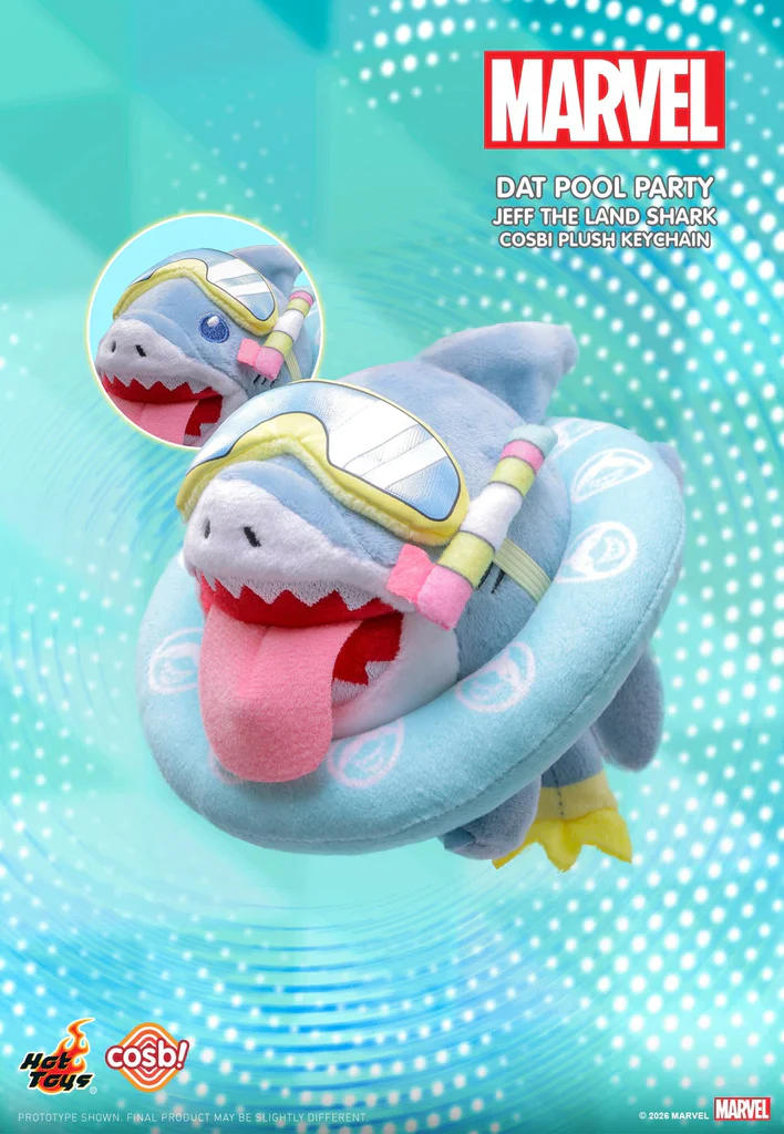 Hot Toys x COSBI - Marvel Jeff the Land Shark Cosbi Plush Keychain Blind Box - Image 7