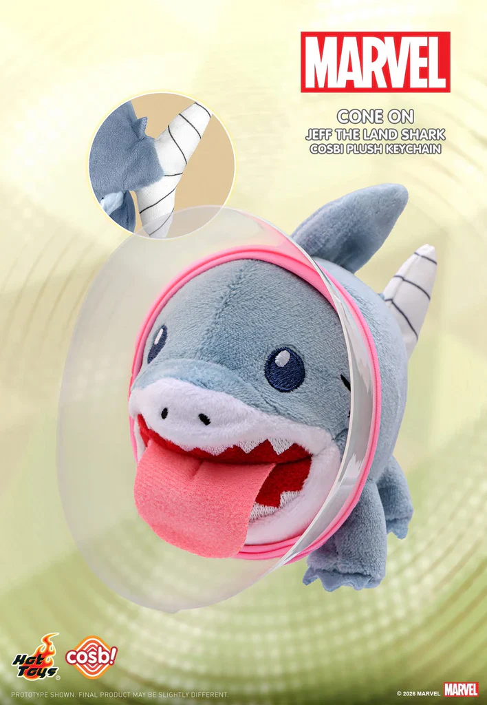 Hot Toys x COSBI - Marvel Jeff the Land Shark Cosbi Plush Keychain Blind Box - Image 8