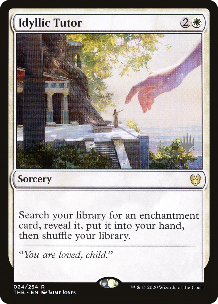 Idyllic Tutor (PPTHB-024) - Theros Beyond Death Promos