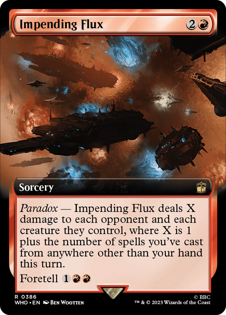 Impending Flux (Extended Art) (WHO-386) - Doctor Who: (Extended Art)