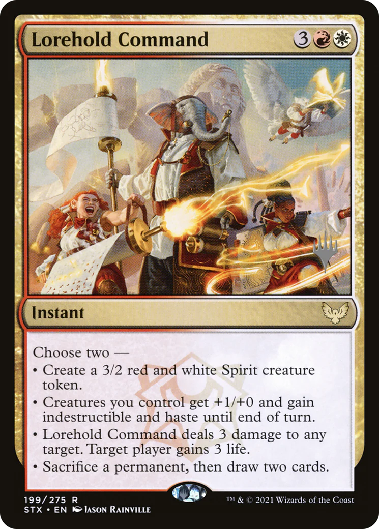 Lorehold Command (PPSTX-199P) - Strixhaven: School of Mages Promos Foil