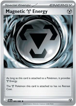 Magnetic Metal Energy 085  - Reverse Holofoil ME04 Chaos Rising - Rare
