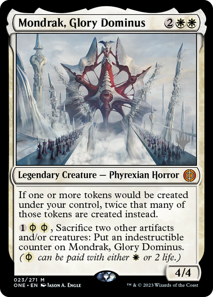 Mondrak, Glory Dominus (PPONE-023) - Phyrexia: All Will Be One Promos