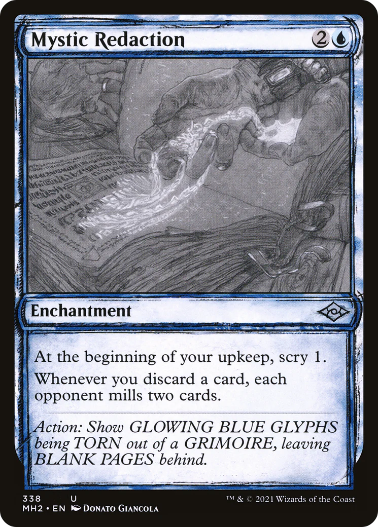 Mystic Redaction (Showcase) (MH2-338) - Modern Horizons 2: (Showcase)