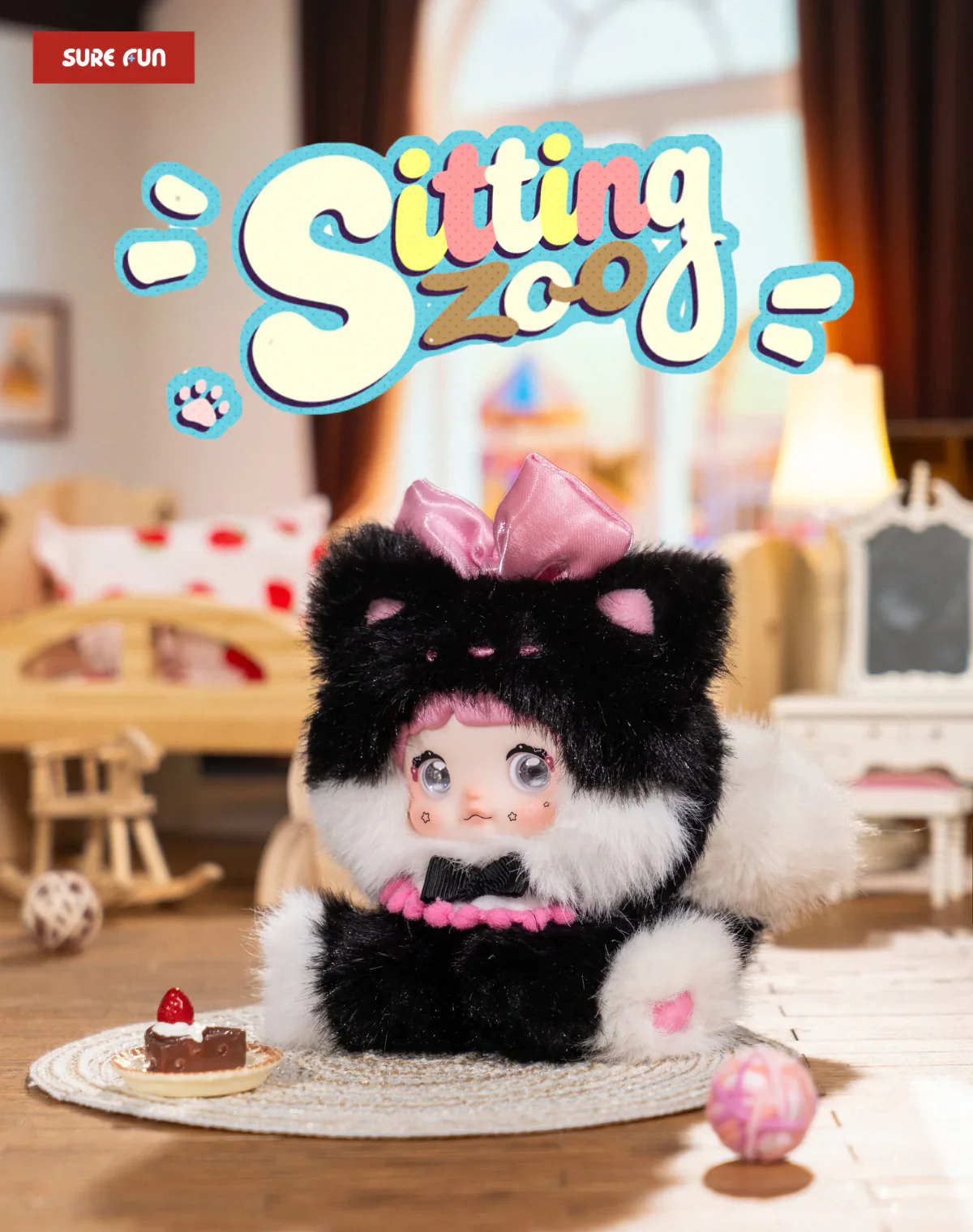 Nommi - Sitting Baby Zoo Plush Series Blind Box Figures - Image 2