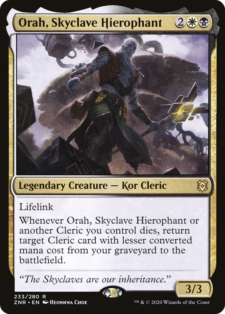Orah, Skyclave Hierophant (ZNR-233) - Zendikar Rising
