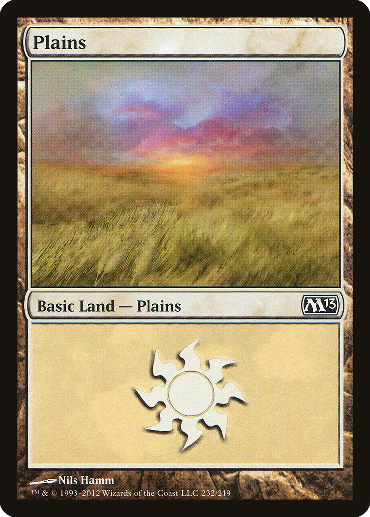 Plains (232) (M13-232) - Magic 2013 Foil