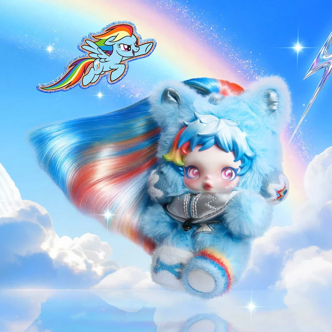 POP MART: SKULLPANDA × My Little Pony Series Plush Doll Pendant Blind Box - Image 4