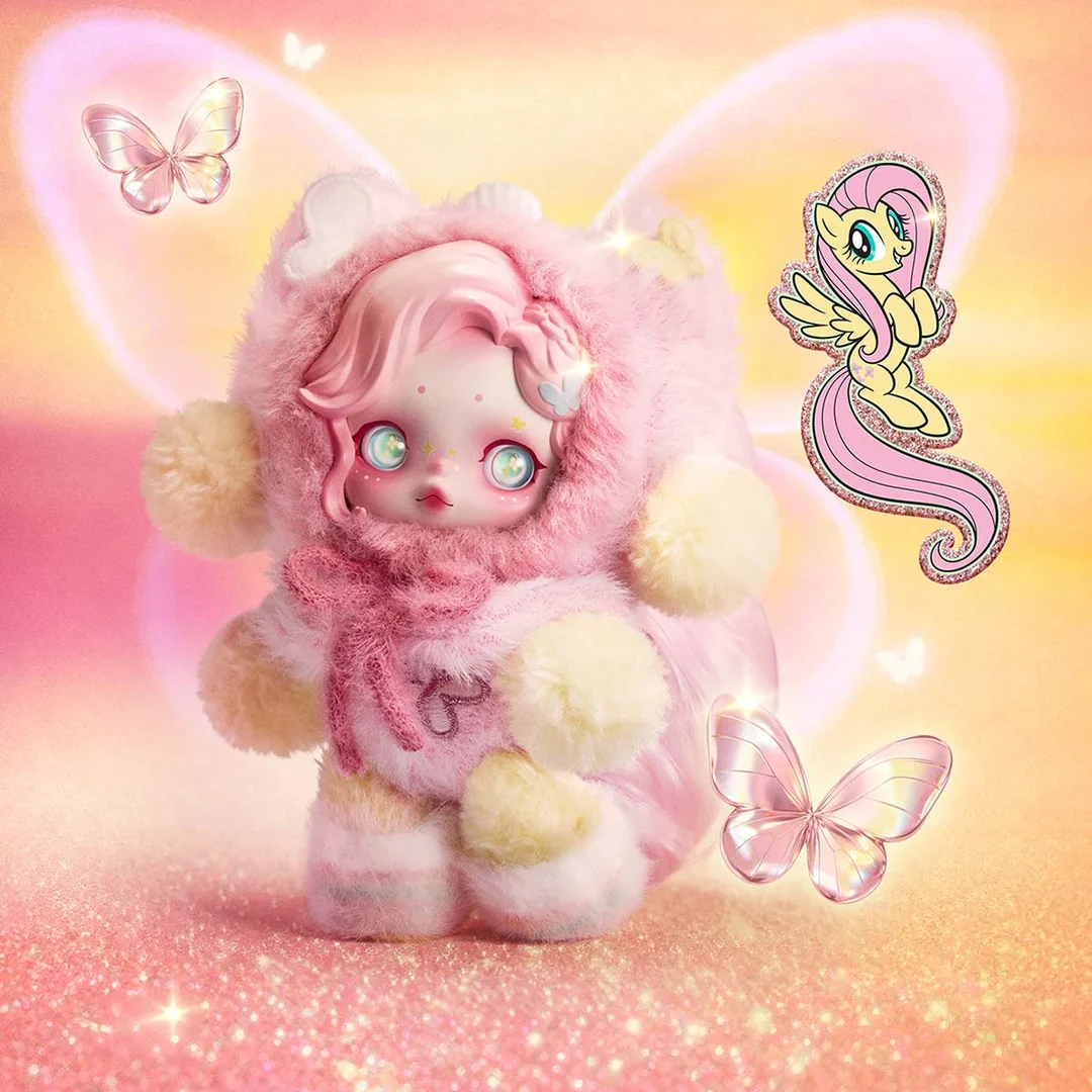 POP MART: SKULLPANDA × My Little Pony Series Plush Doll Pendant Blind Box - Image 5