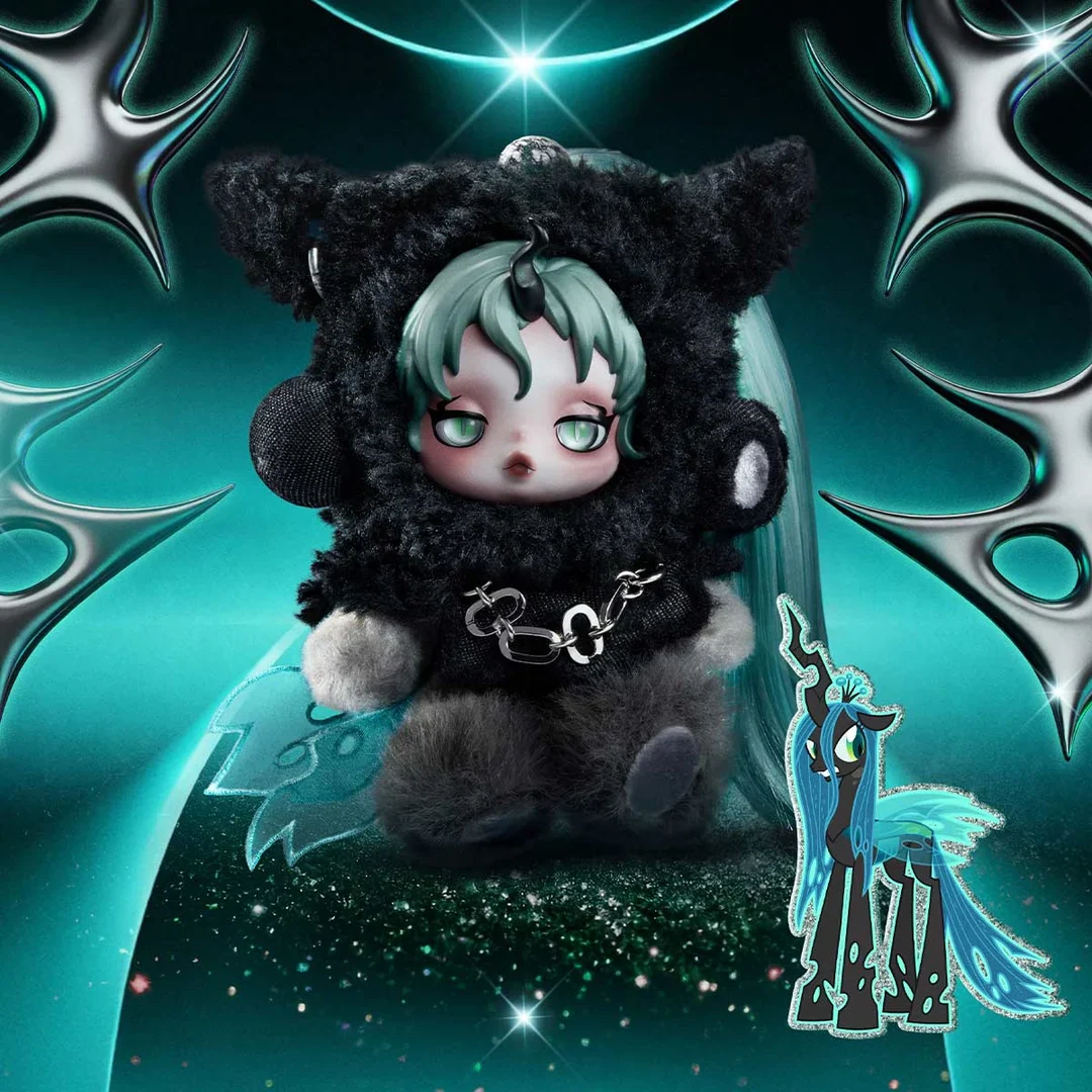 POP MART: SKULLPANDA × My Little Pony Series Plush Doll Pendant Blind Box - Image 7