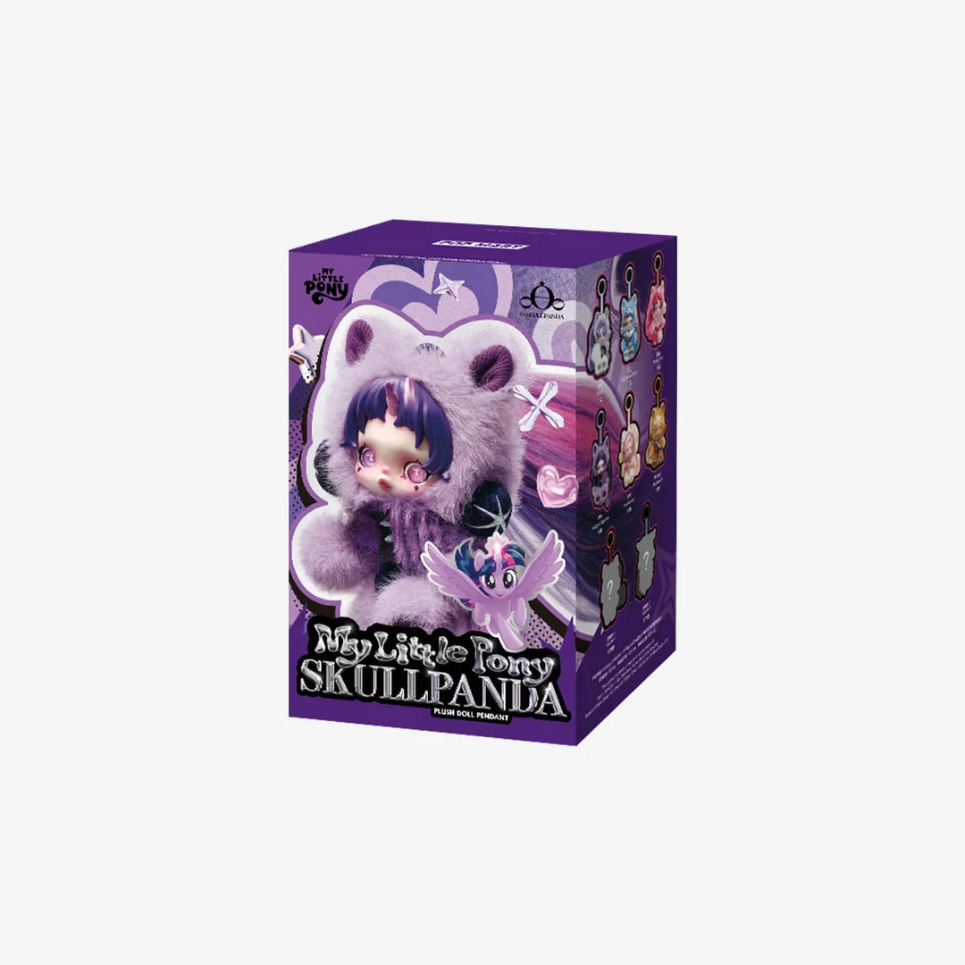 POP MART: SKULLPANDA × My Little Pony Series Plush Doll Pendant Blind Box - Image 8