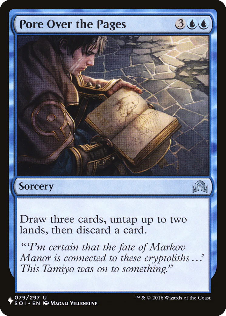 Pore Over the Pages (LIST-SOI-79) - The List