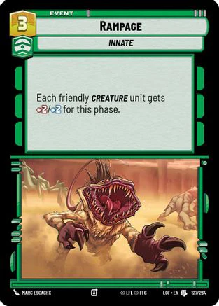 Rampage (127/264) - Legends of the Force