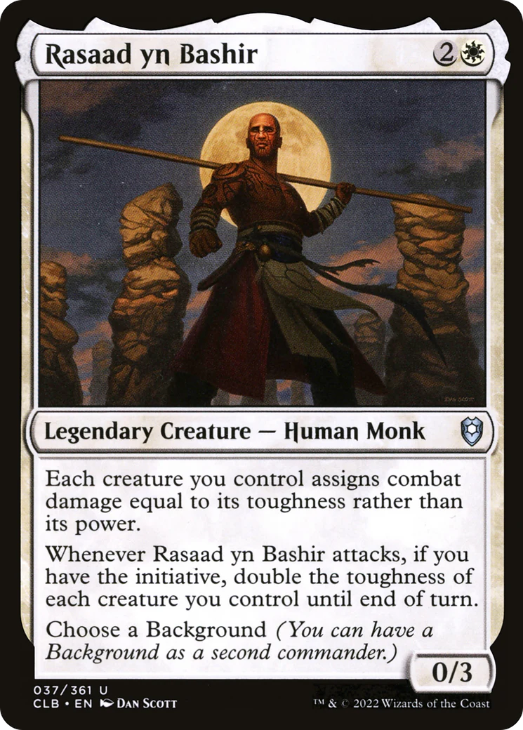 Rasaad yn Bashir (CLB-037) - Commander Legends: Battle for Baldur's Gate