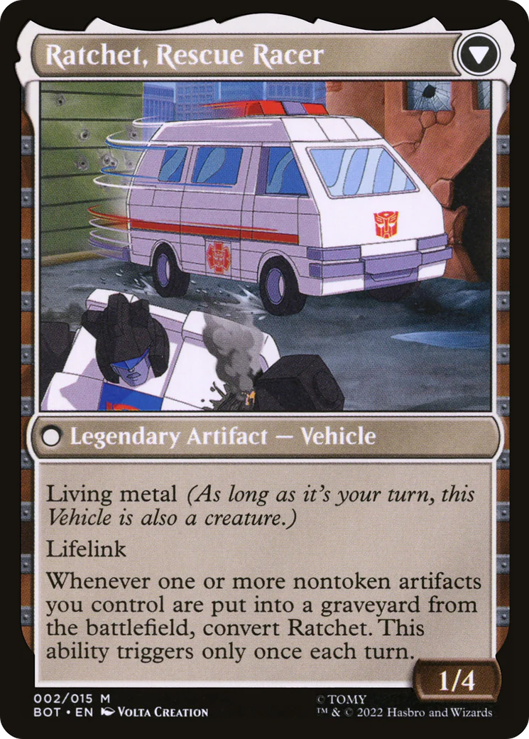 Ratchet, Field Medic (BOT-002) - Transformers: (convertdfc) - Image 2