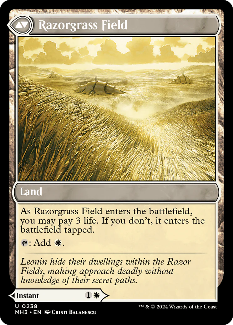 Razorgrass Ambush (MH3-238) - Modern Horizons 3 Foil - Image 2