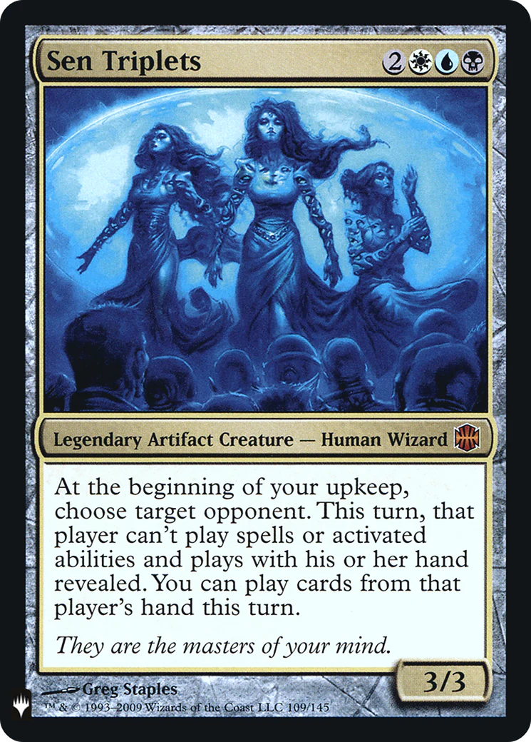Sen Triplets (LIST-109) - The List Foil