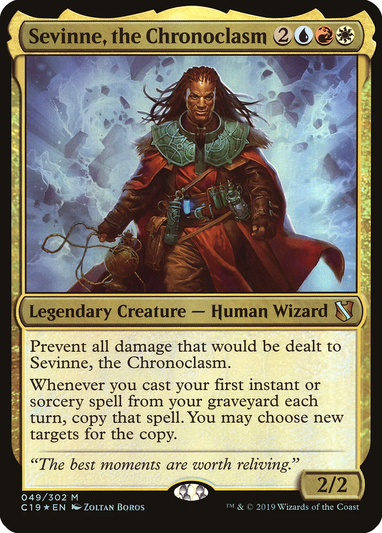 Sevinne, the Chronoclasm (Commander 2019) (OVER-049) - Commander 2019 Oversized Foil