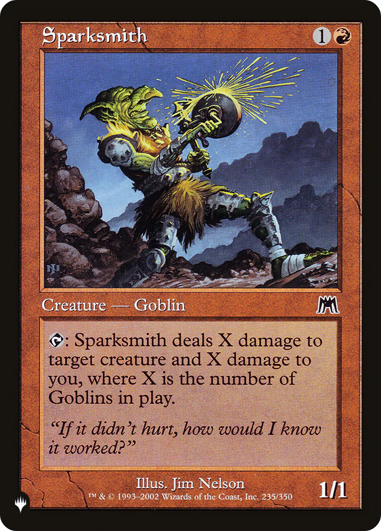 Sparksmith (LIST-235/350) - The List