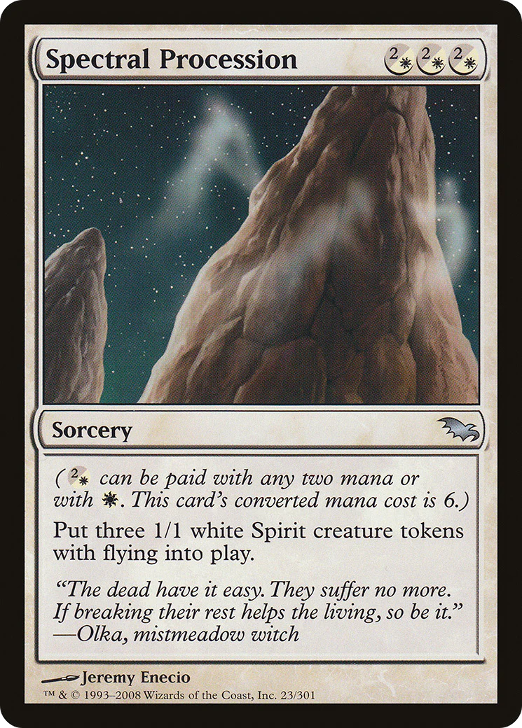 Spectral Procession (SHM-023) - Shadowmoor