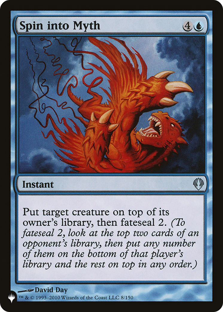 Spin into Myth (LIST-8/150) - The List