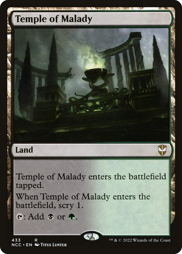 Temple of Malady (NCC-433) - New Capenna Commander